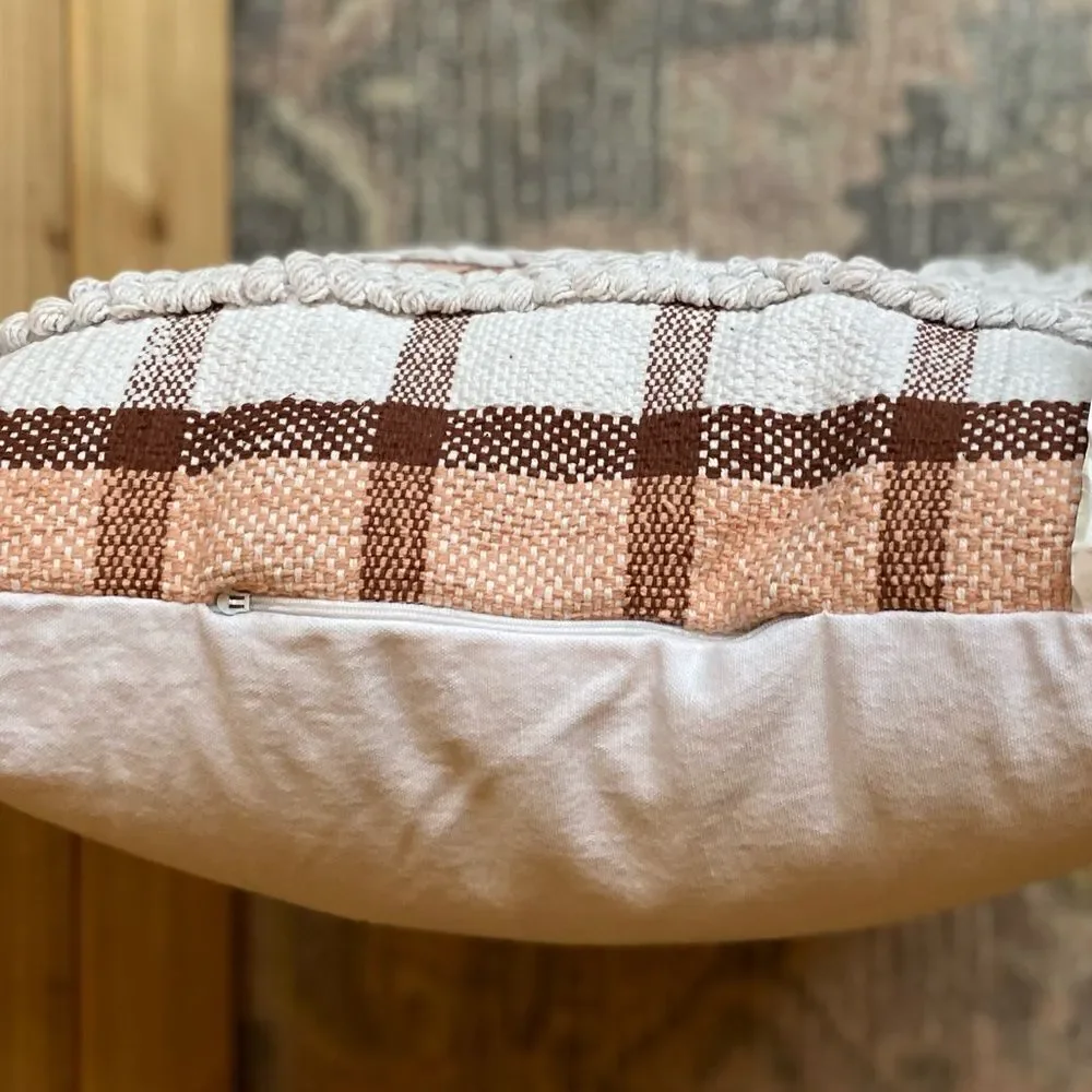 Huntington Home Macrame Throw Pillow